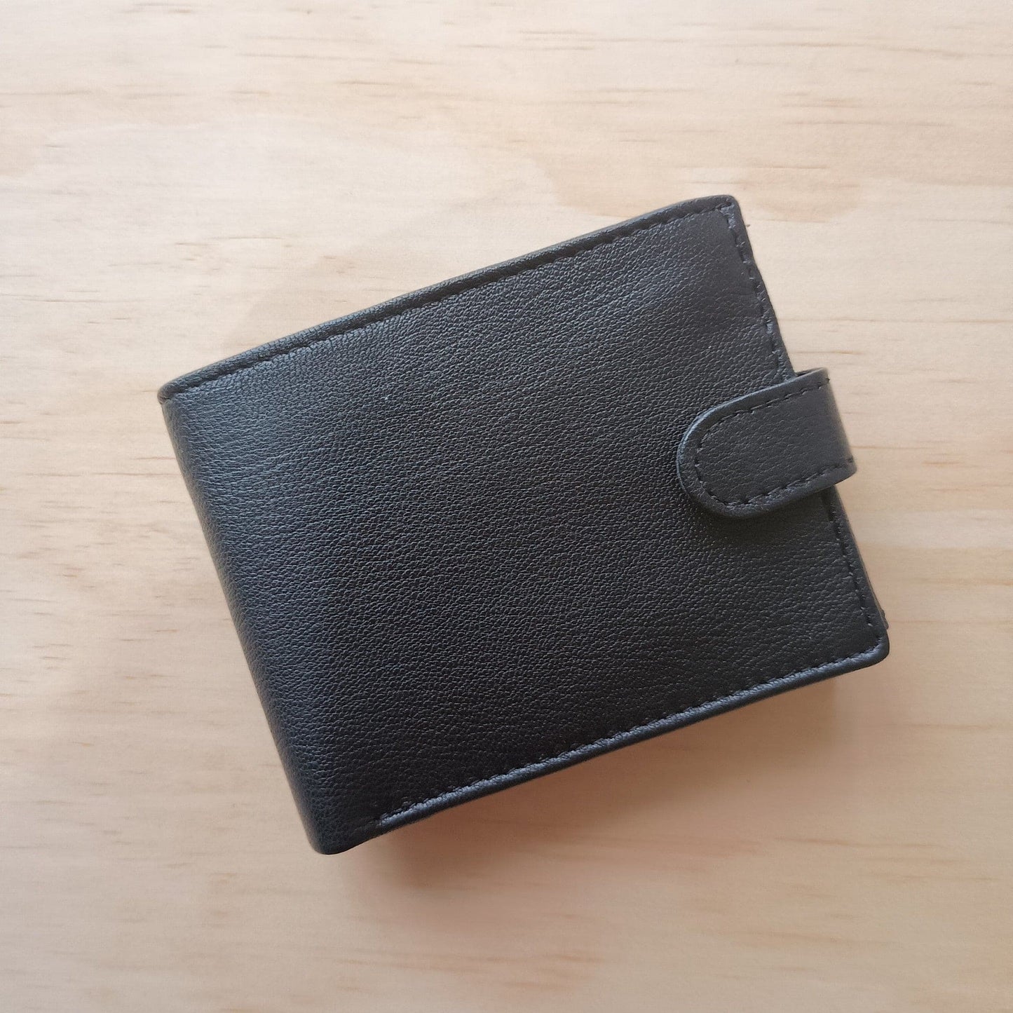 Adger Men's Black Leather Wallet - KALGHI WALLET KALGHI   