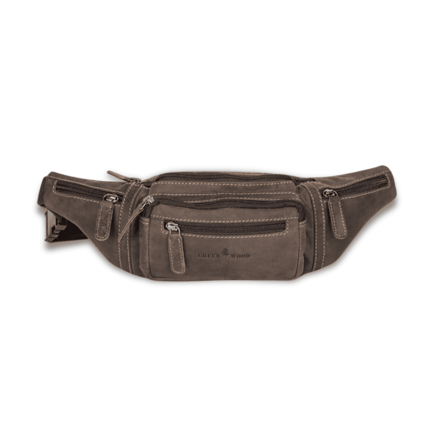 Leather Waist Pack - Brown Colour