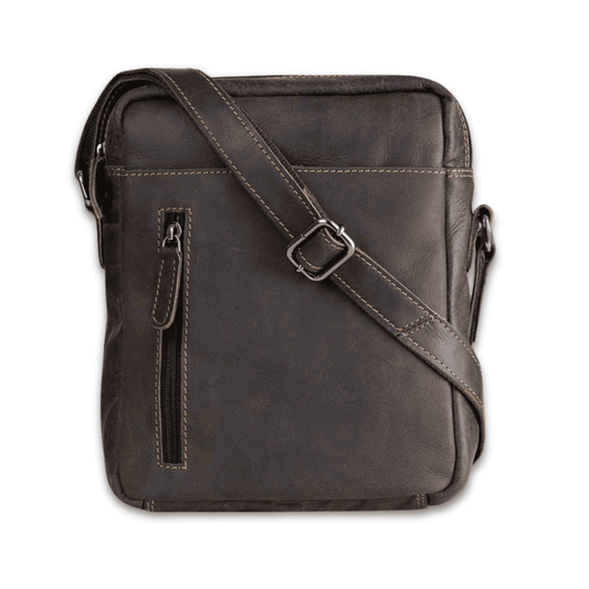 Leather Shoulder Bag  - Unisex