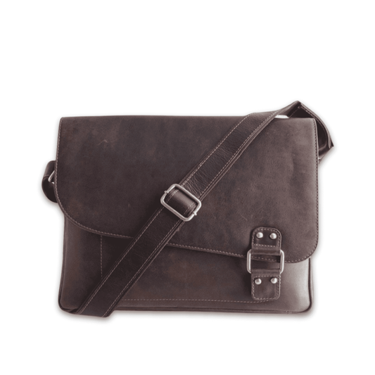 Leather Shoulder Bag Brown