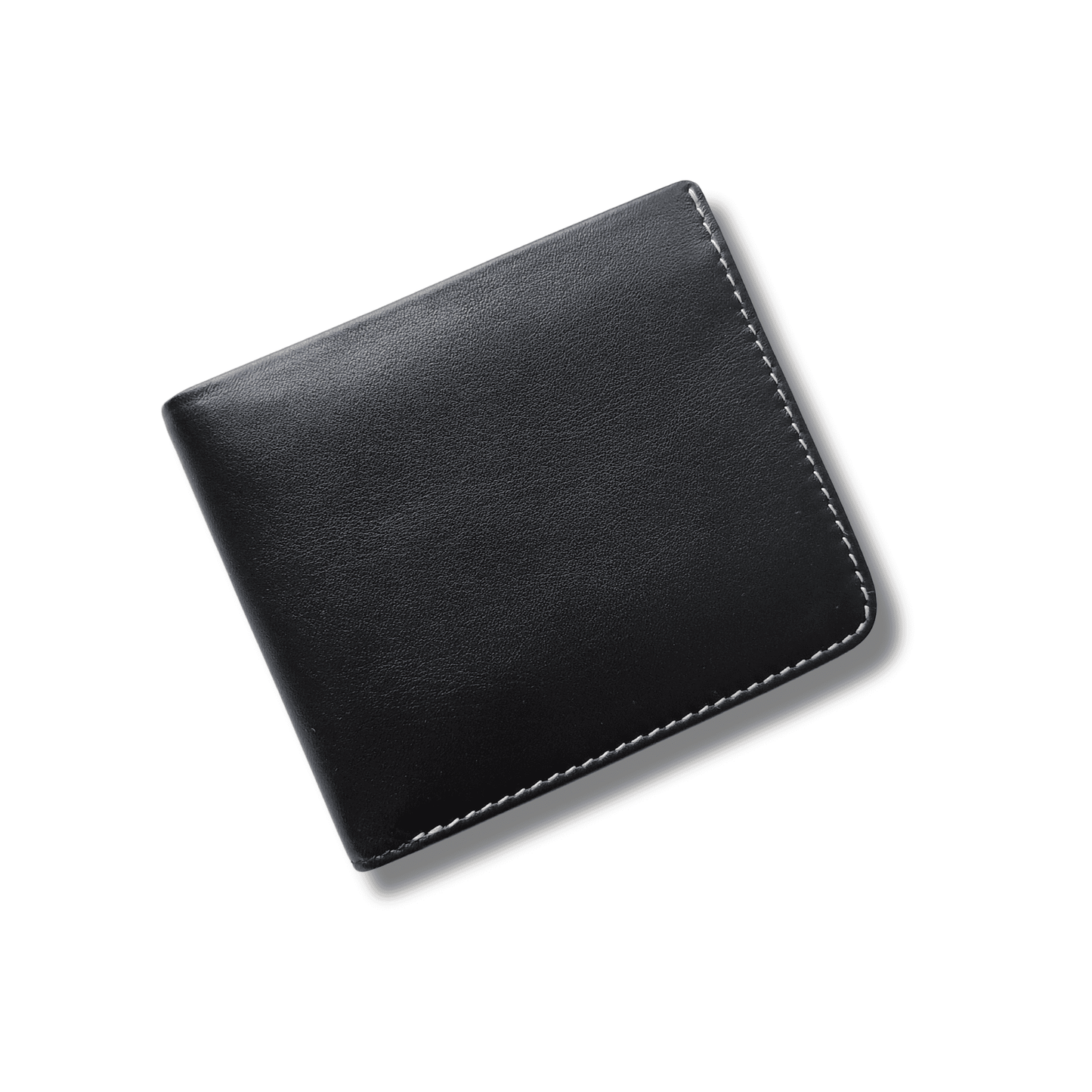 Personalised Slim Black Leather Wallet- KALGHI