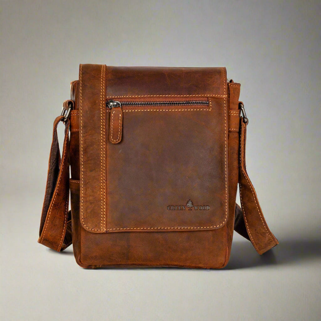 Mini Leather Messenger - Sandel Mini-Messenger Unisex KALGHI