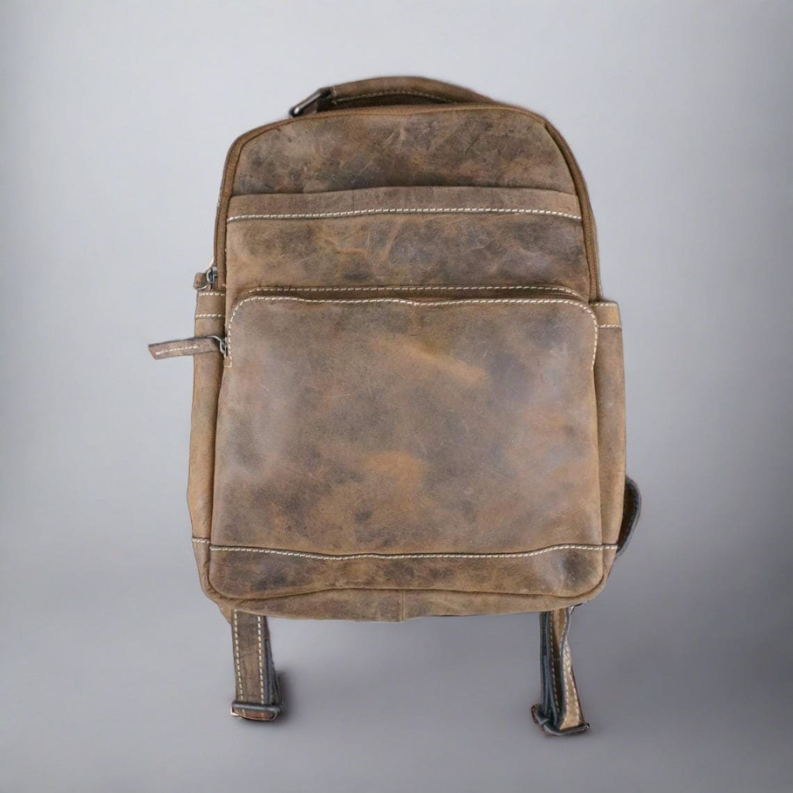 Leather Backpack Brown- KALGHI BACKPACK KALGHI