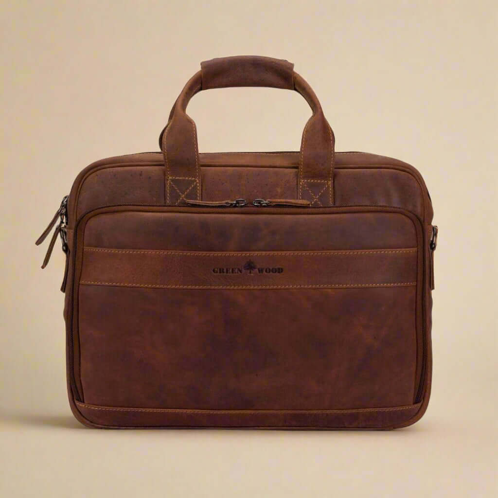 Vintage Leather Briefcase Sandel Briefcases KALGHI