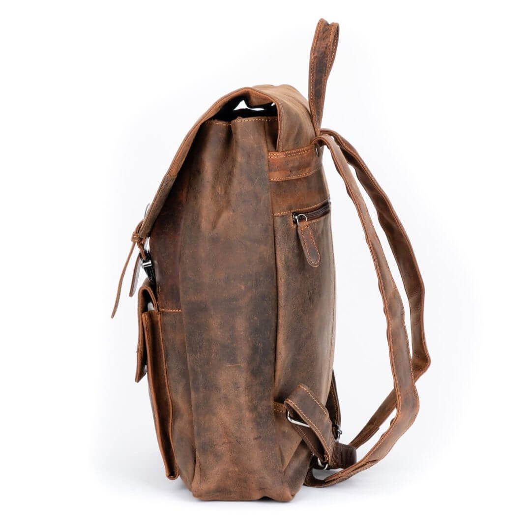 KALGHI Leather Backpack Leather Backpack- Sandal