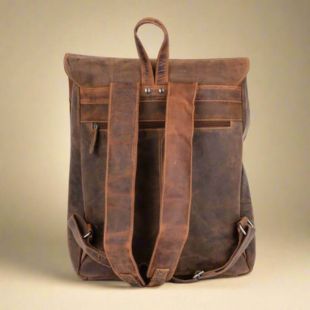 KALGHI Leather Backpack Leather Backpack- Sandal