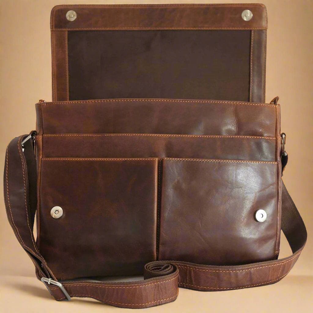 Leather Laptop Bag Sandal SATCHEL KALGHI