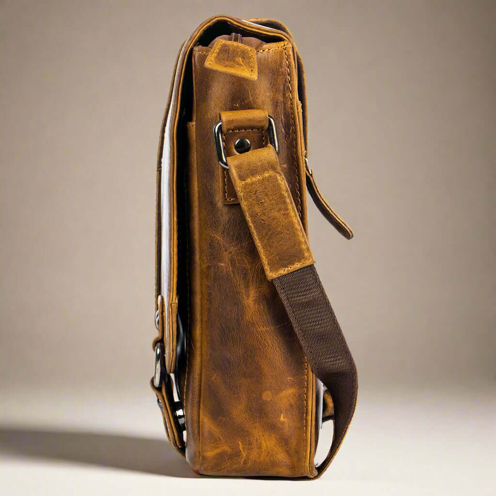 KALGHI Shoulder Bag Leather Shoulder Bag Camel - Harry