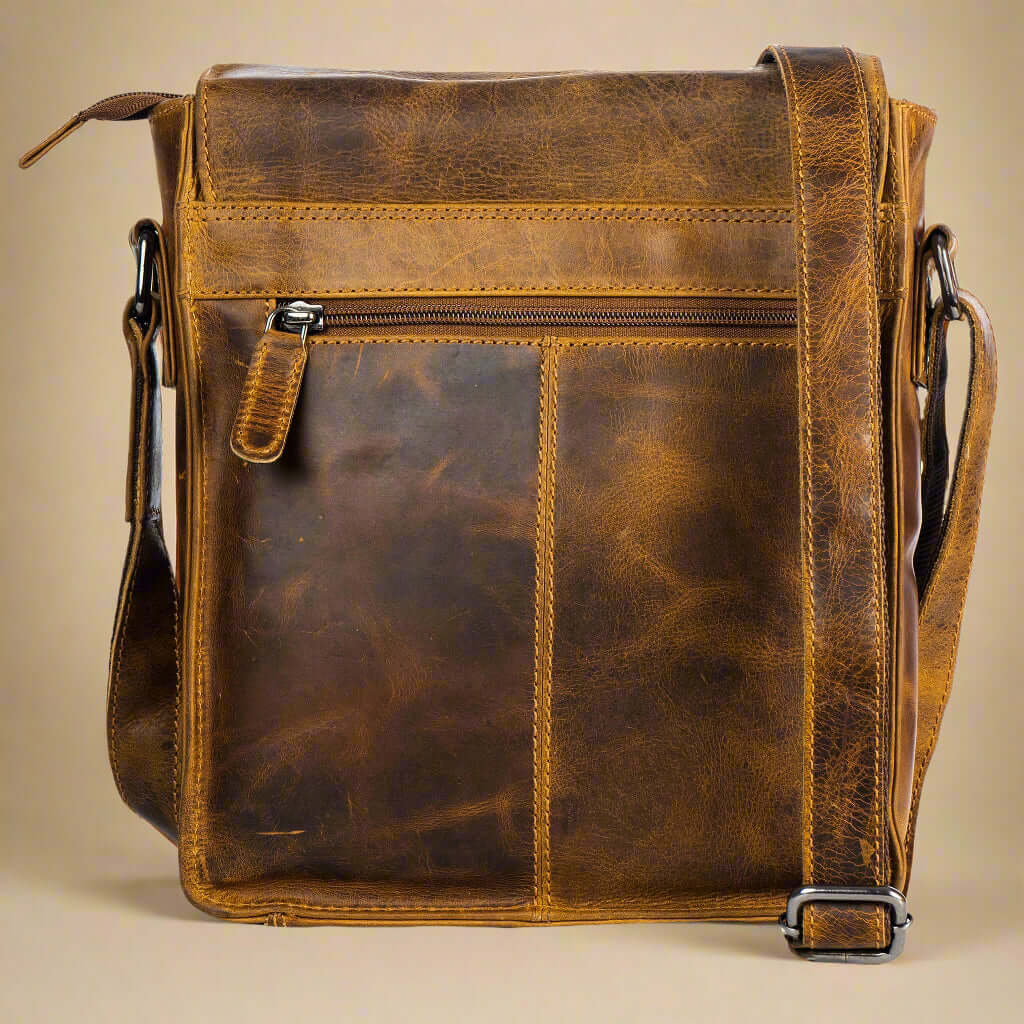 KALGHI Shoulder Bag Leather Shoulder Bag Camel - Harry