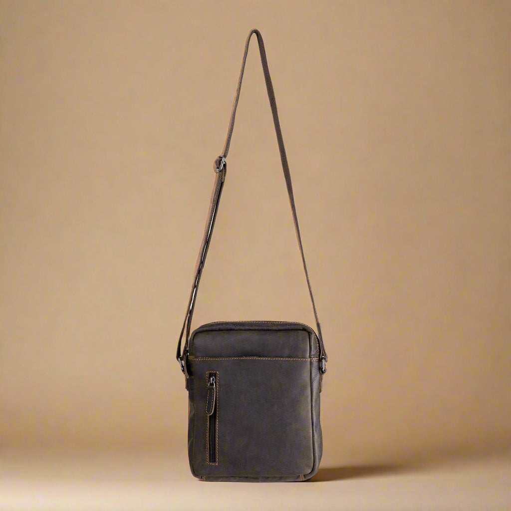 Leather Shoulder Bag - Unisex Shoulder Bag KALGHI