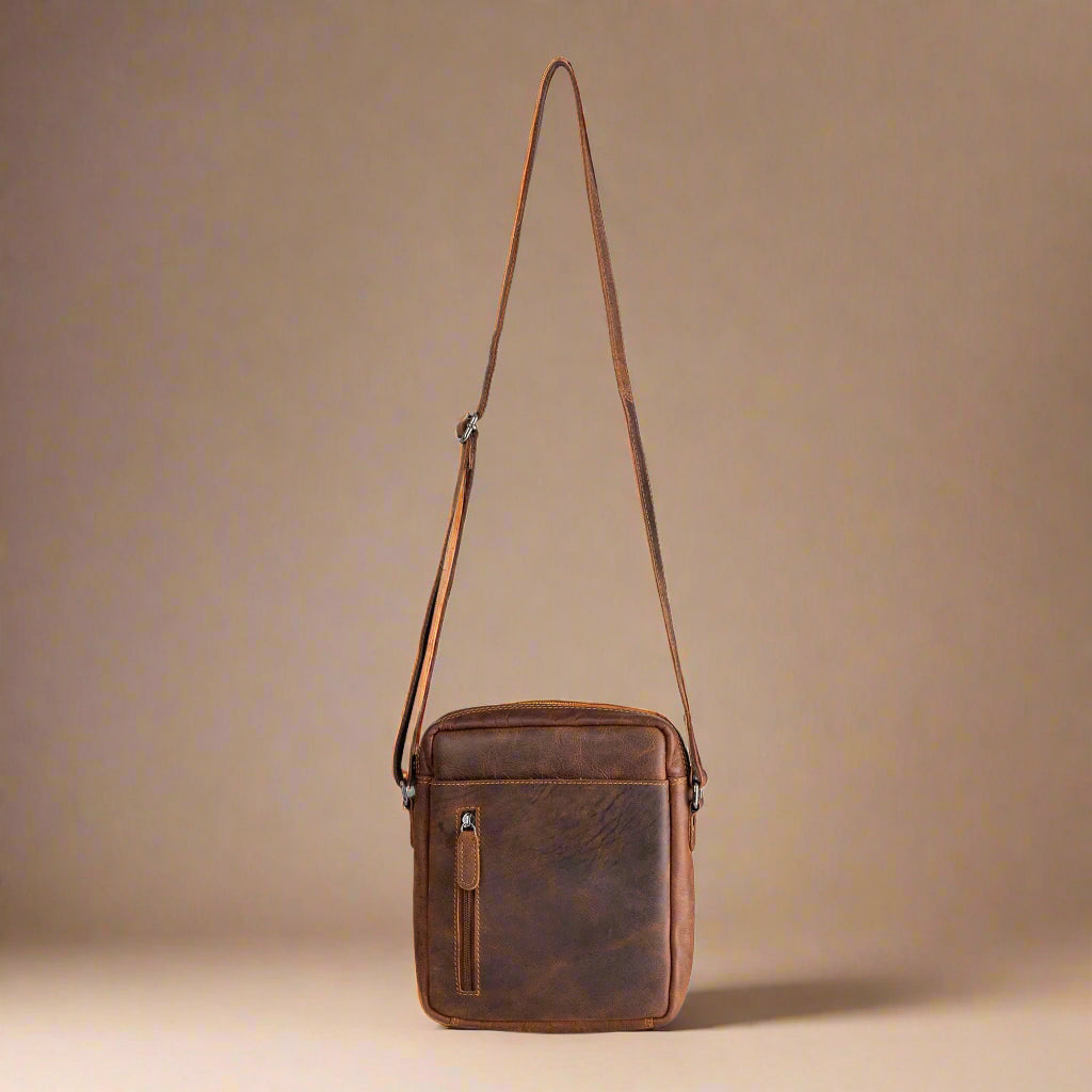 Leather Shoulder Bag - Unisex Shoulder Bag KALGHI