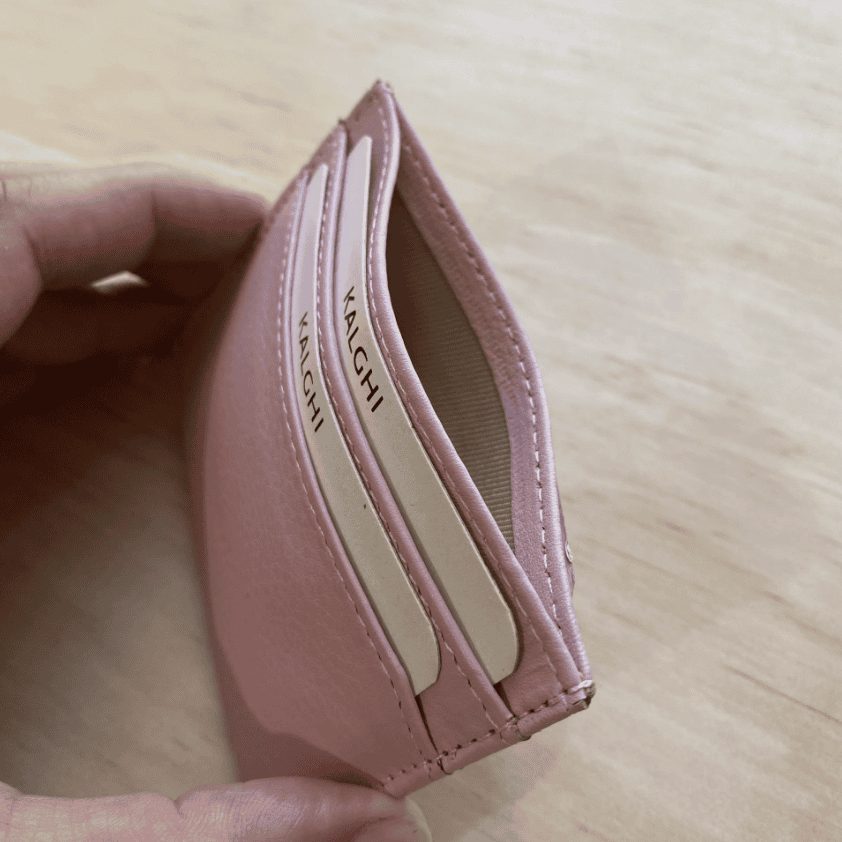 Pastel Pink CARD HOLDER - KALGHI WALLET KALGHI