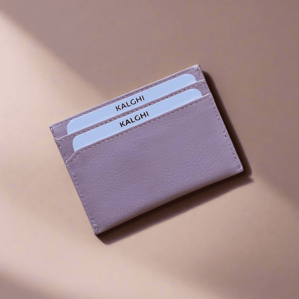 Pastel Pink CARD HOLDER - KALGHI WALLET KALGHI