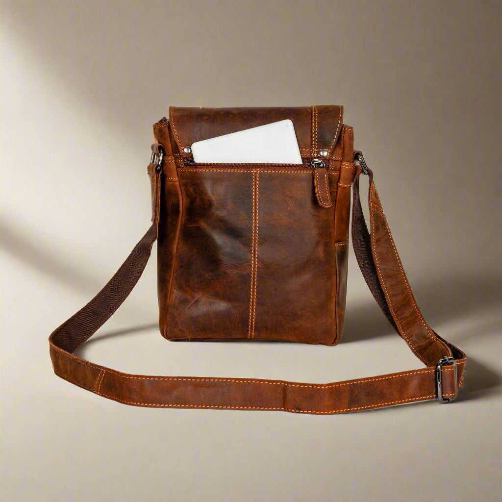 Mini Leather Messenger - Sandel Mini-Messenger Unisex KALGHI