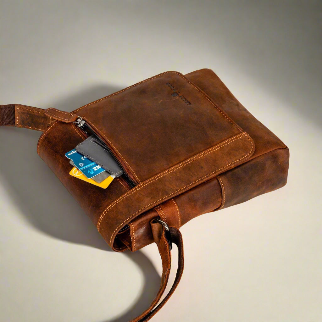 Mini Leather Messenger - Sandel Mini-Messenger Unisex KALGHI